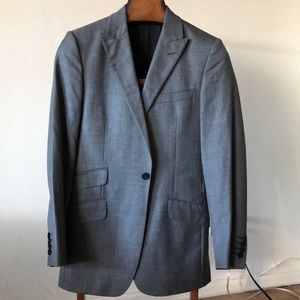Jaeger London gray wool suit. 36R